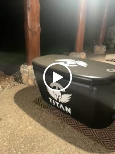 Customer video review of Black Triumph Cold Plunge Tub + Chiller Bundle