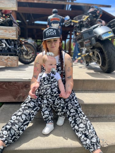 Customer photo review of Women's Live Fast Overall in Warped Tour [Midnight Edition]