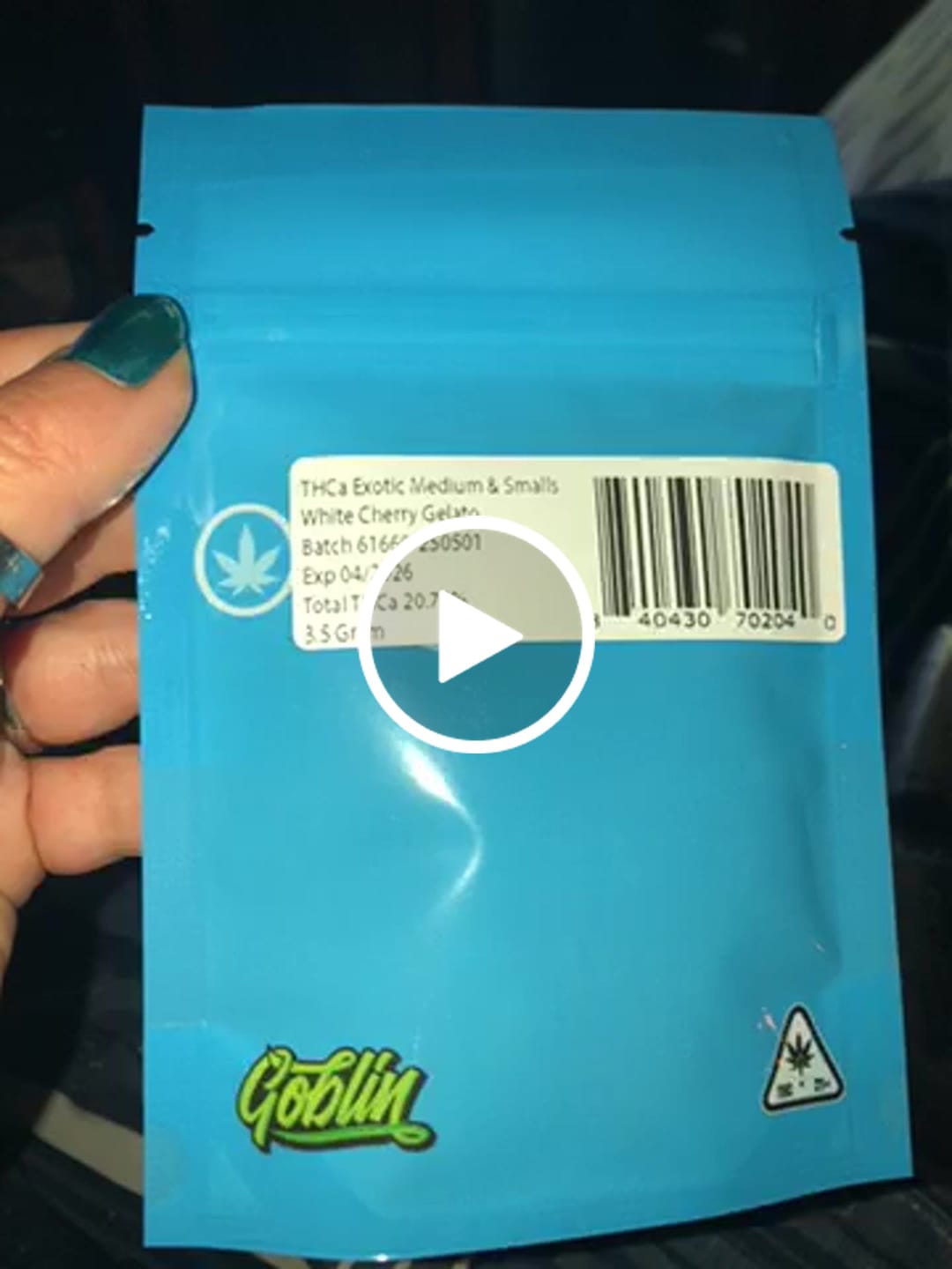 Customer video review of THCa Exotic Mediums & Smalls