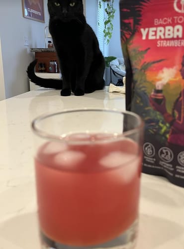 Customer photo review of Yerba Magic Strawberry Matcha