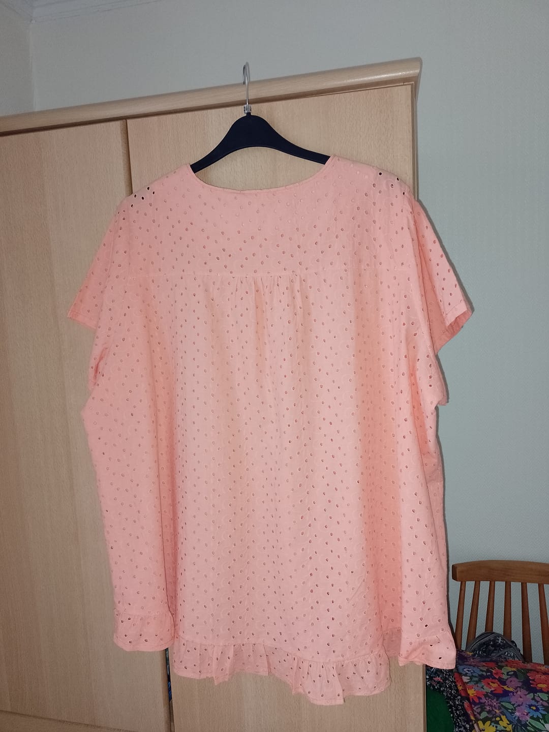 Customer photo review of Luxurious Cotton Broderie Anglaise - 60" Wide - Variations Available