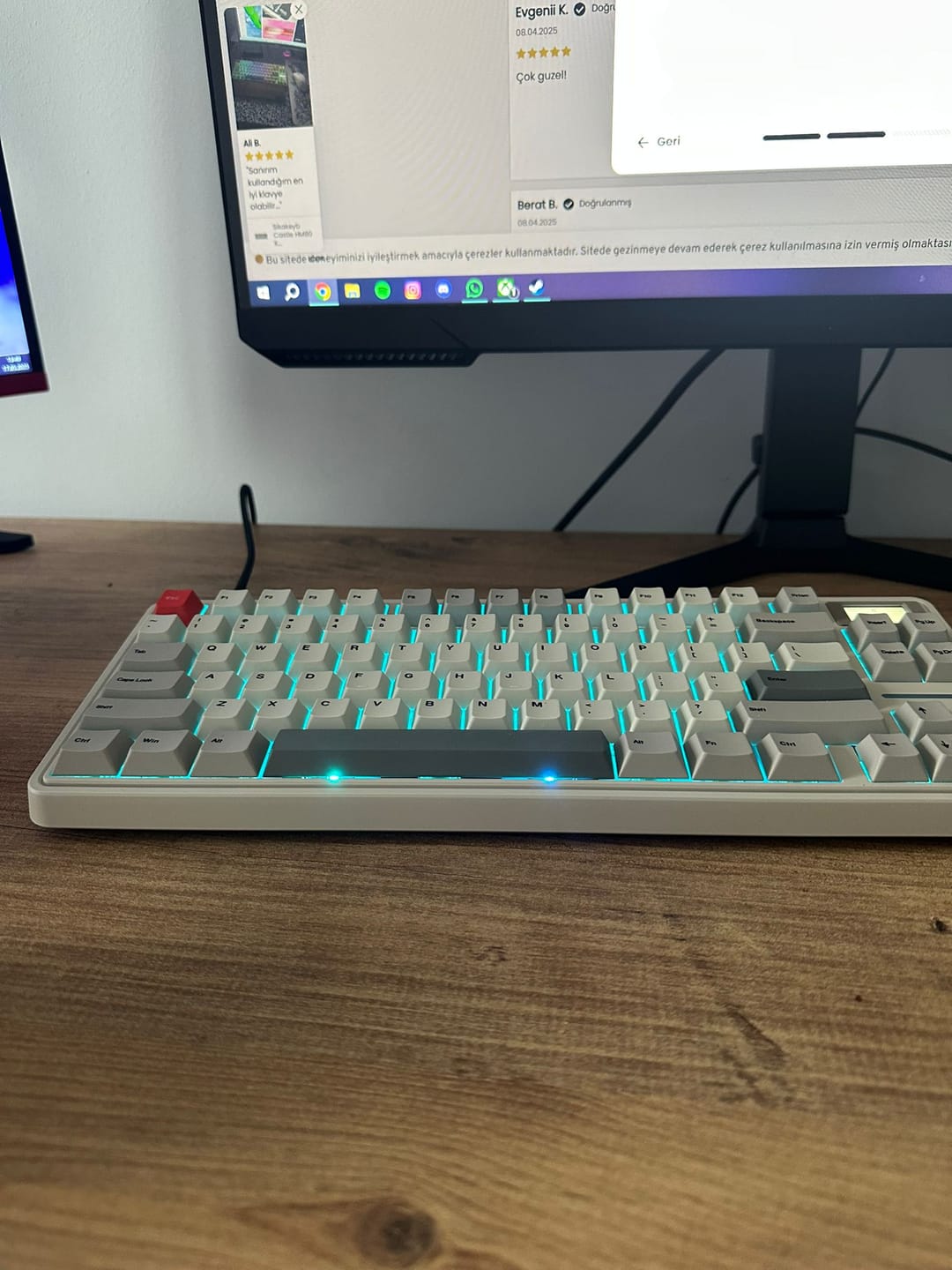 Customer photo review of Sikakeyb Castle HM80 Klavye (Manyetik Switch / HE)
