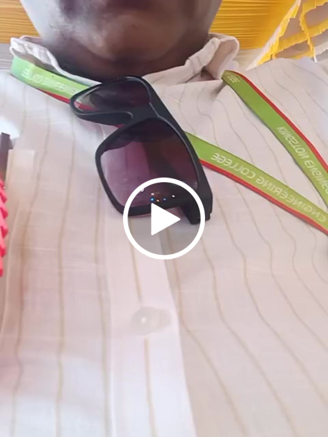 Customer video review of Golden White Stripes -Full-Bamboo Linen