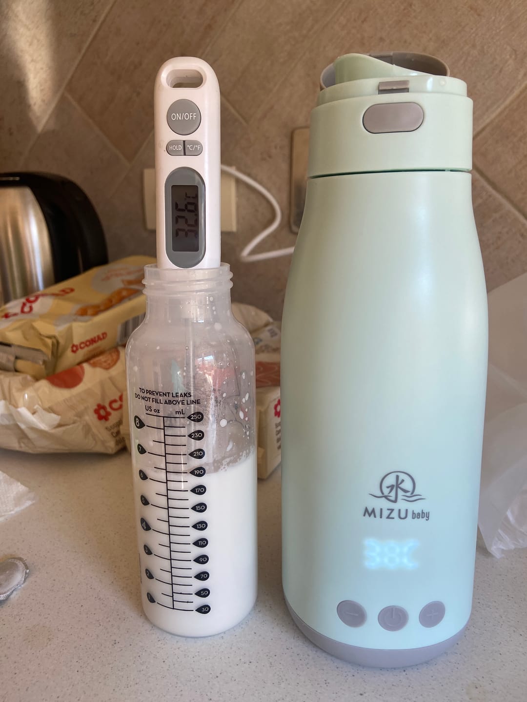 Customer photo review of Yume Evolution - Thermos doppia alimentazione