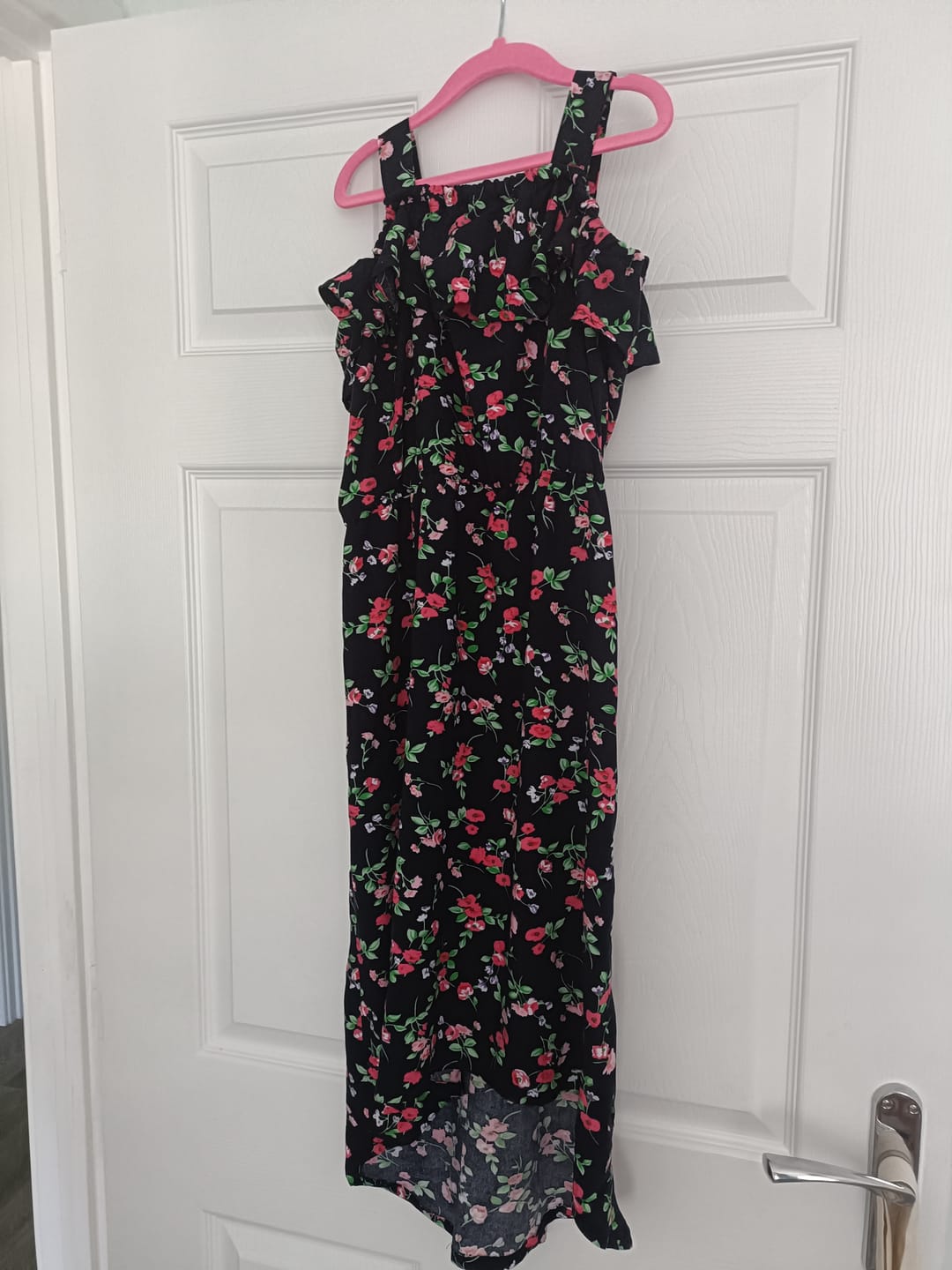 Customer photo review of All Over Blossoms Viscose Challis Fabric