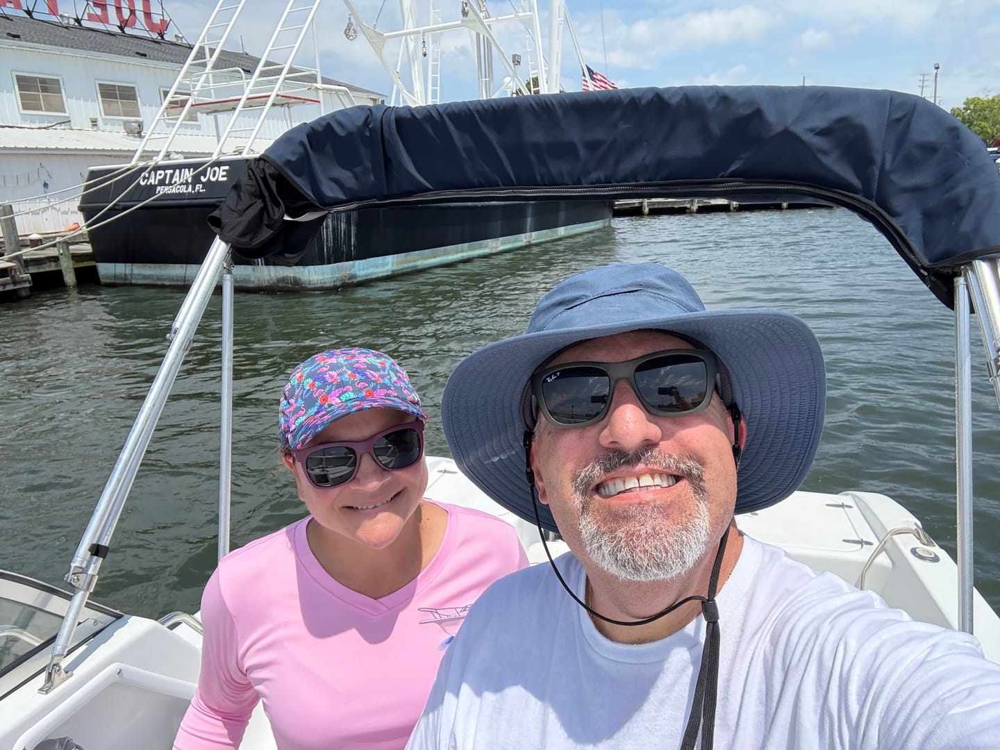 Customer photo review of Womens Dri-Fit Custom Boat Shirts - Long Sleeve