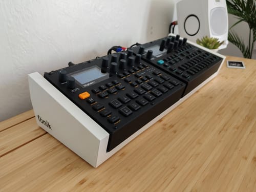 Customer photo review of Original Stand For 2 x Elektron Digitone / Digitakt / Syntakt