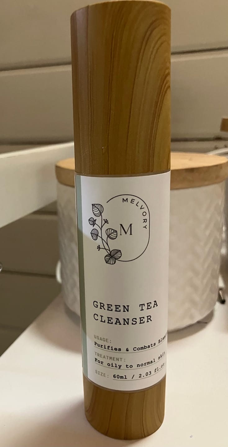 Customer photo review of Green Tea Cleanser
