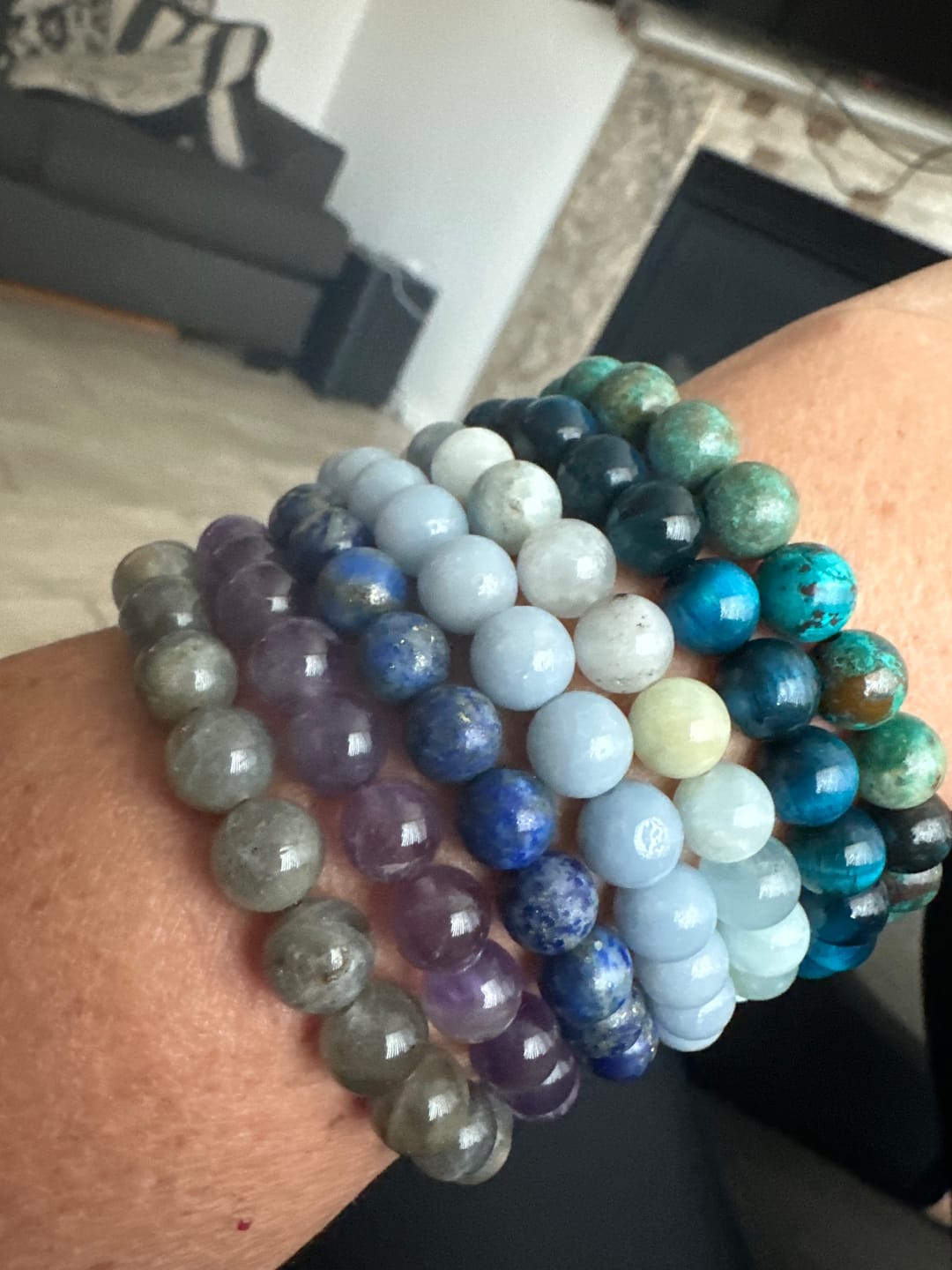 Customer photo review of Celestite Bracelet