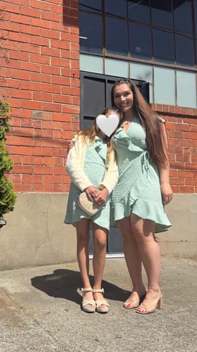 Customer photo review of Lindsey's Mommy and Me Matching Dresses