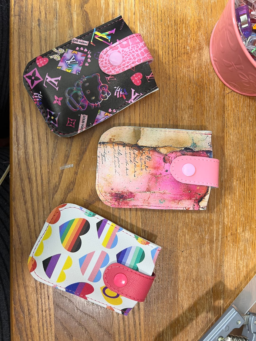 Customer photo review of POCH - Pull-out Card Holder Pattern