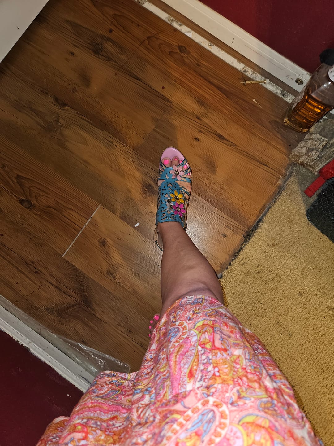 Customer photo review of Blooming Vine Romantic Cutout Sandals