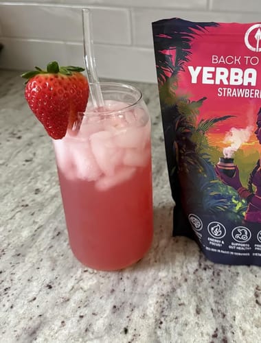 Customer photo review of Yerba Magic Strawberry Matcha