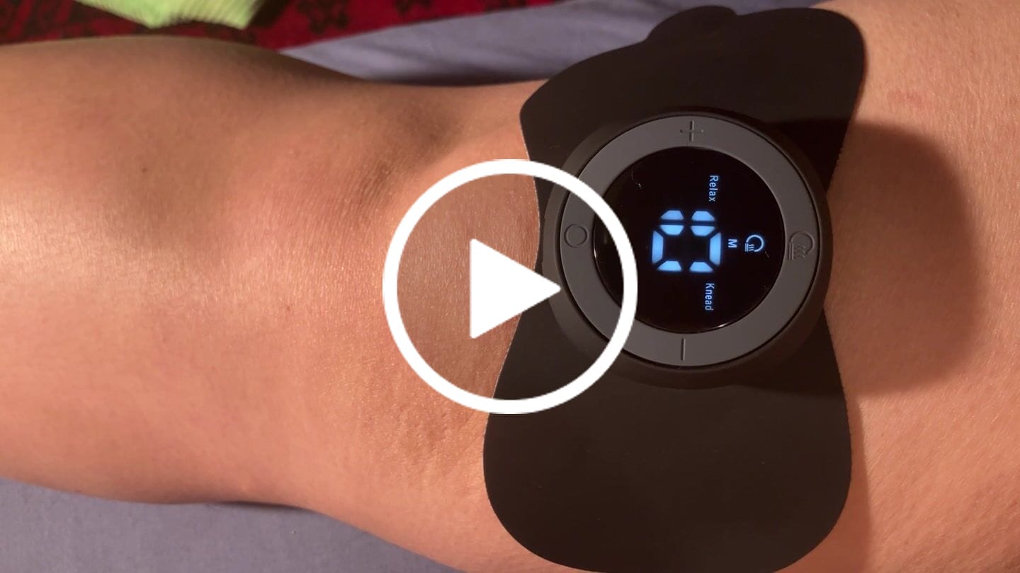 Customer video review of Mira Pro Max — Wireless TENS & Heat Wearable