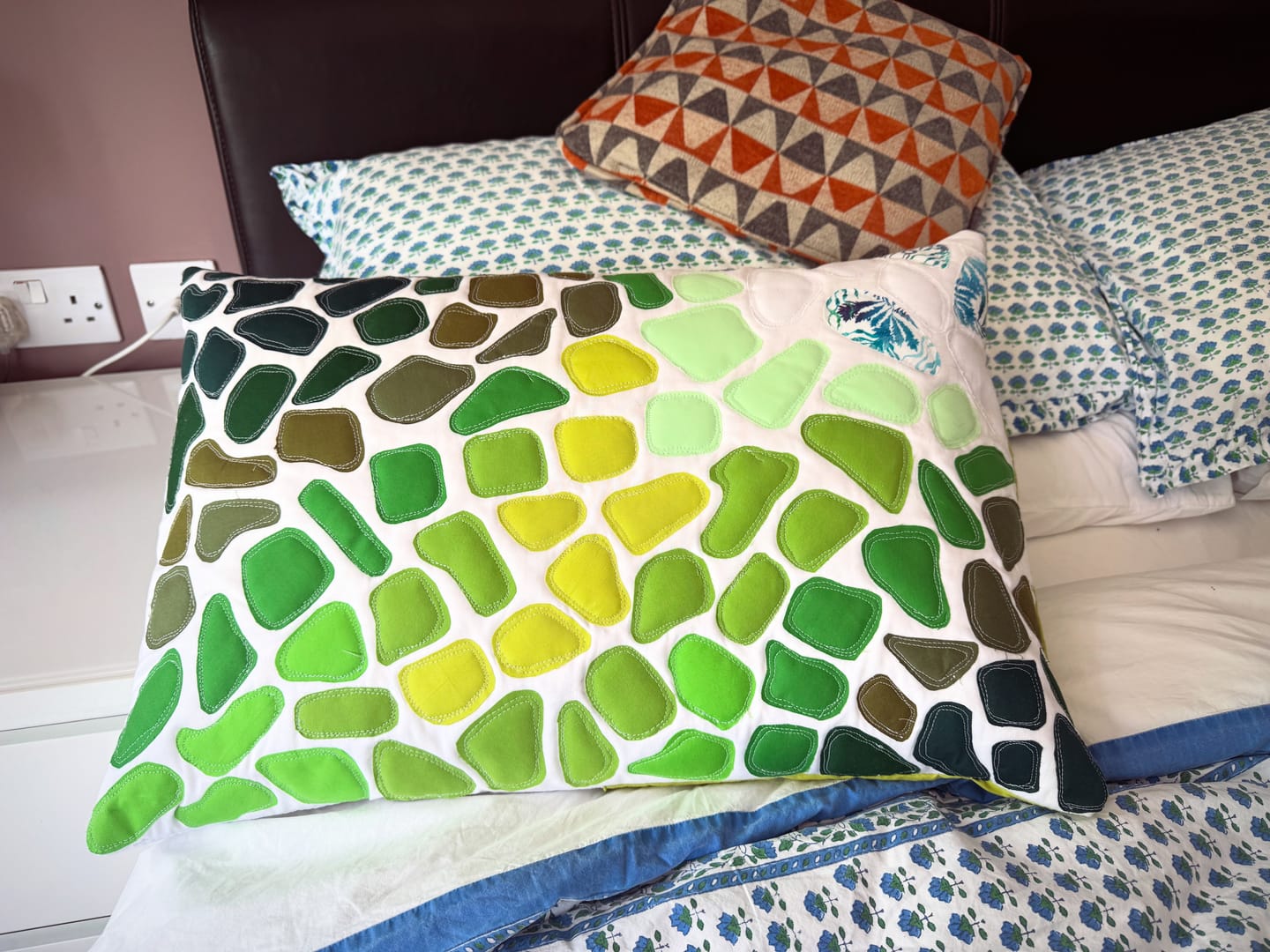 Customer photo review of Plain 14 Piece Cotton Fat Quarter Bundle - Big Pack