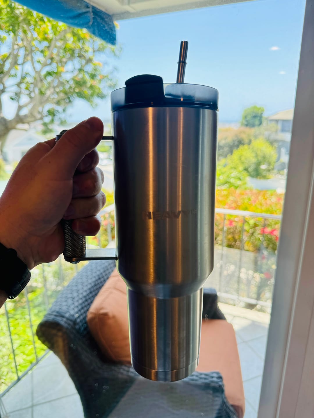 Customer photo review of 3lb HEAVY* Tumbler | 40oz. Weighted Tumbler