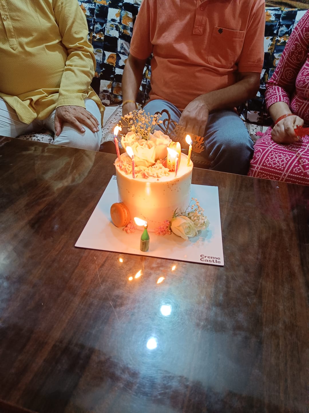 Customer photo review of Customized Cake for Husband