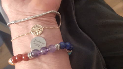 Customer photo review of Bracelet: Chakra