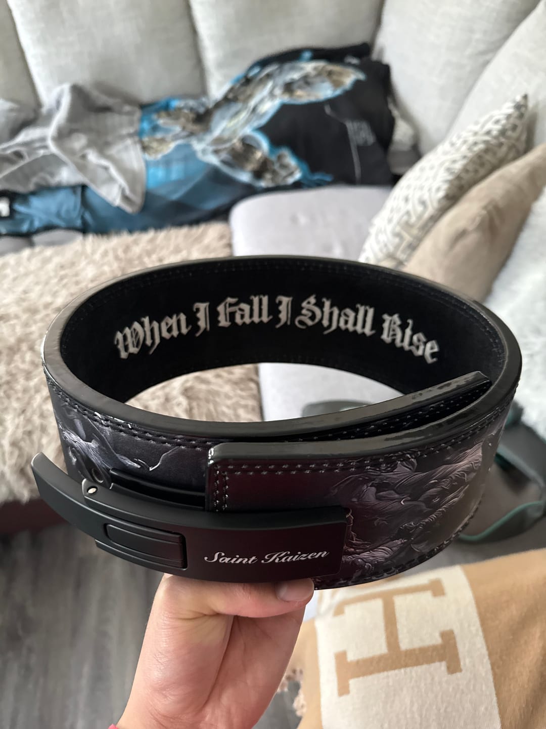 Customer photo review of Light In The Darkness Lever Belt