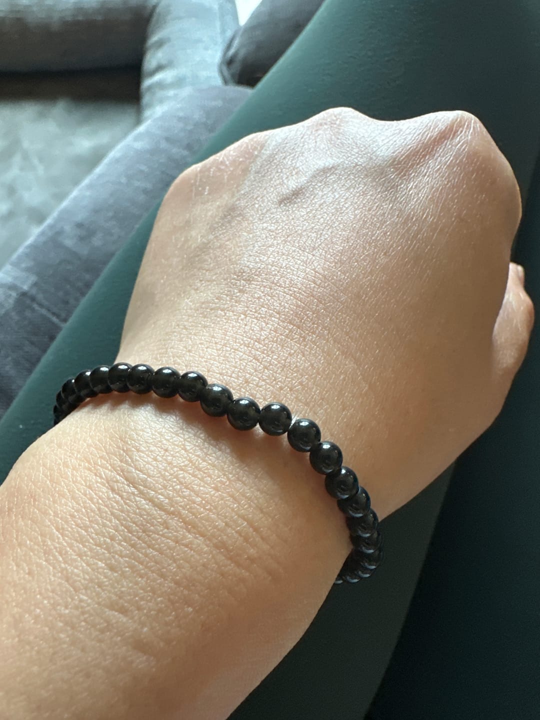 Customer photo review of Obsidian Bracelet Mini