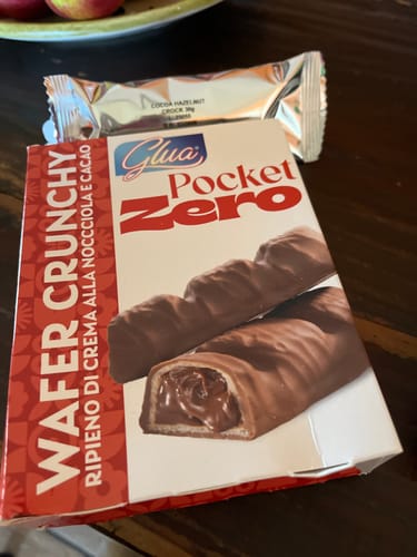 Customer photo review of Wafer croccante con crema nocciola Pocket ZERO