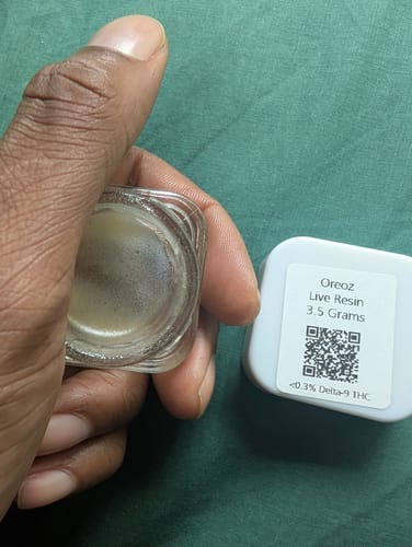 Customer photo review of Oreoz Live Resin