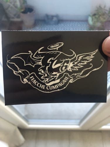 Customer photo review of Sticker Vinile Classico