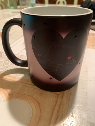 Customer photo review of Tazza magica personalizzata 325ml