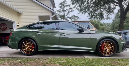 Customer photo review of CUSTOM 2 PIECE FORGED WHEELS: RV-DR08