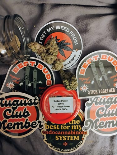 Customer photo review of Durban Poison