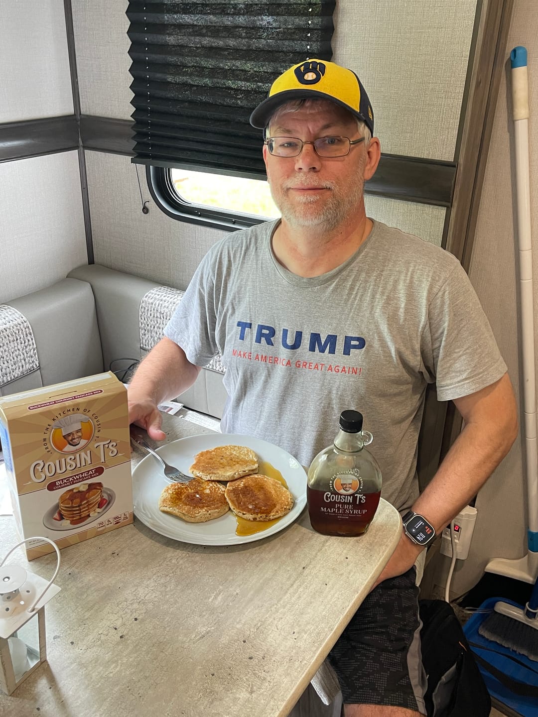 Customer photo review of Cousin T's Gourmet Buckwheat Pancake Mix