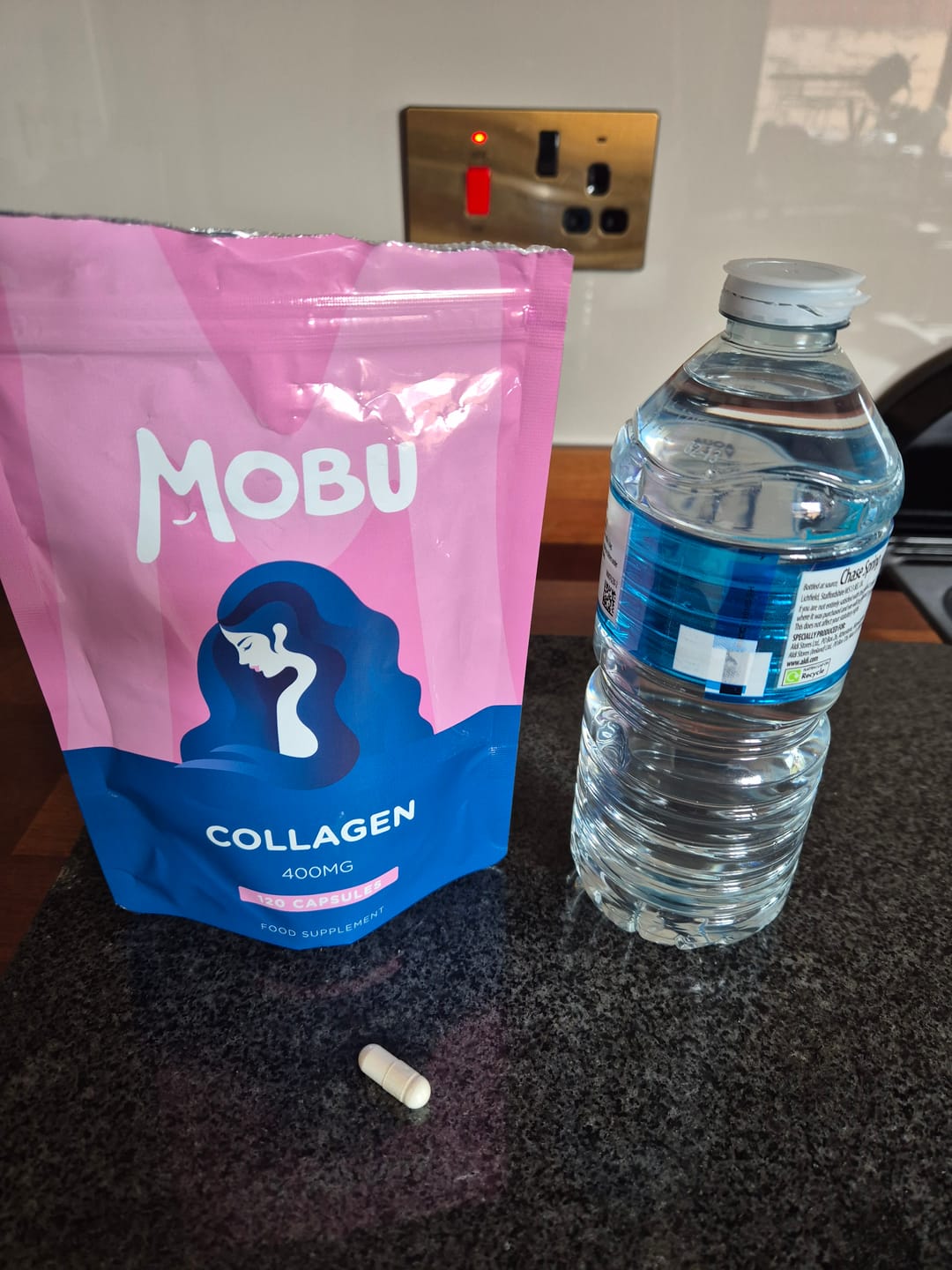 Customer photo review of Bovine Collagen 400mg Capsules