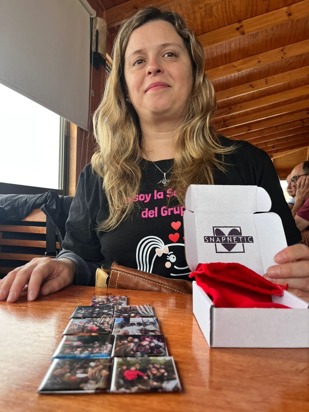 Customer photo review of Pack 9 Imanes personalizados Cuadrados