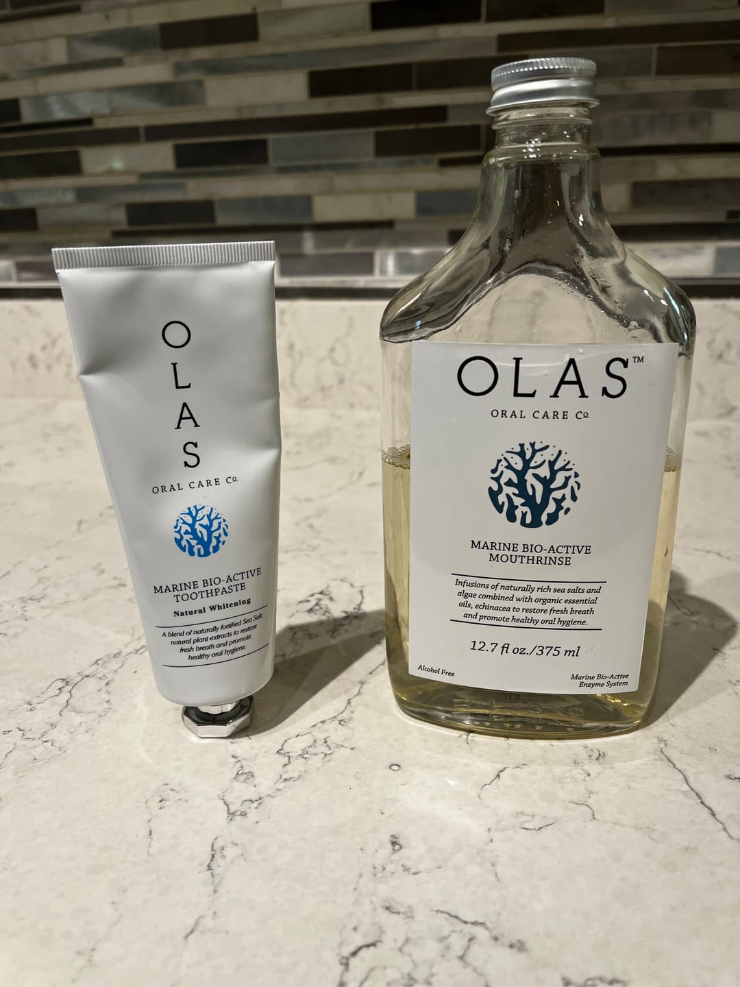 Customer photo review of NEW - OLAS Marine Bio-Active Toothpaste
