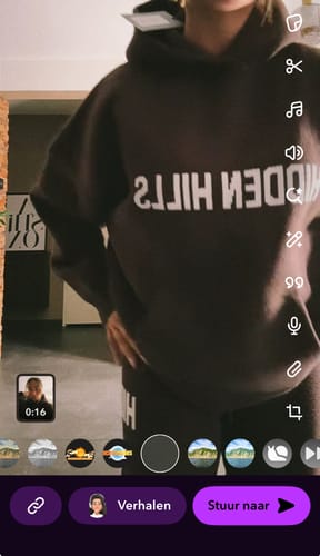 Customer photo review of KNIT HOODIE DARK BROWN
