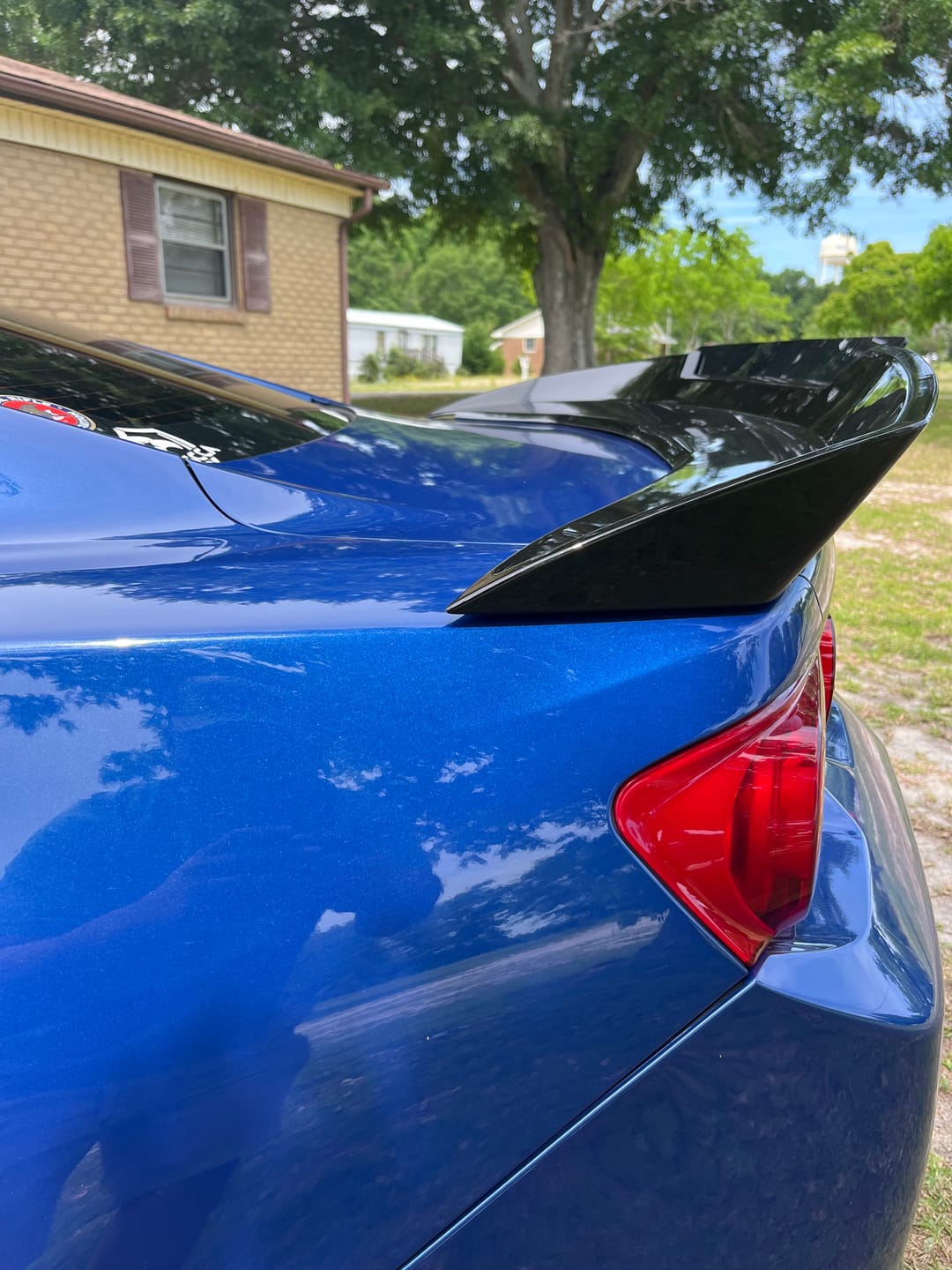 Customer photo review of 6th Gen Camaro Track Package Rear Spoiler