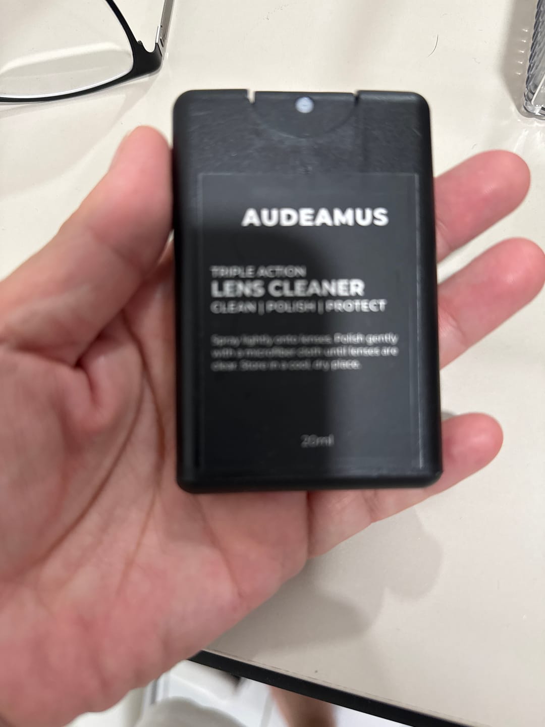 Customer photo review of Triple Action Lens Cleaner (20ml)