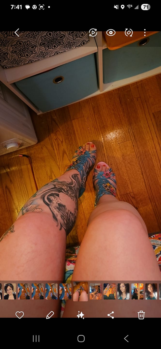Customer photo review of Blooming Vine Romantic Cutout Sandals