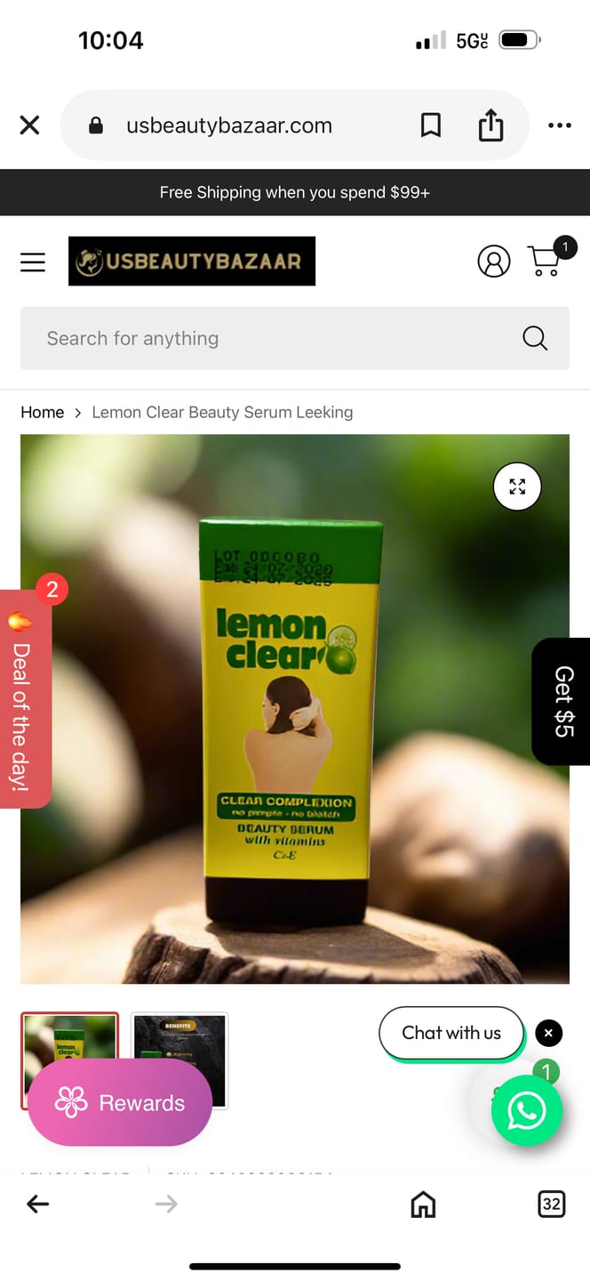 Customer photo review of Lemon Clear Skin Exfoliating Soap