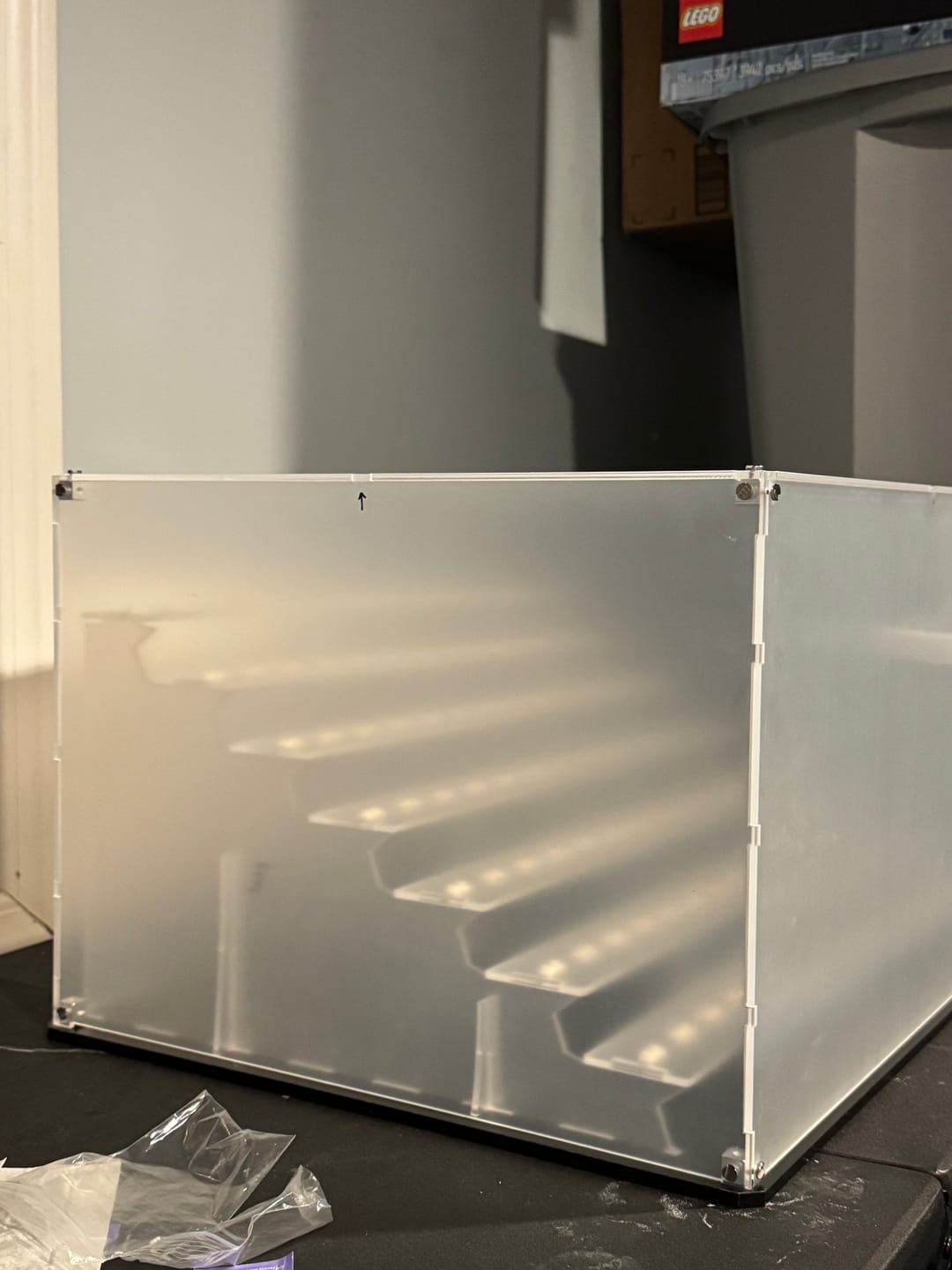 Customer photo review of Display Case / Stand for LEGO® 112 Minifigures