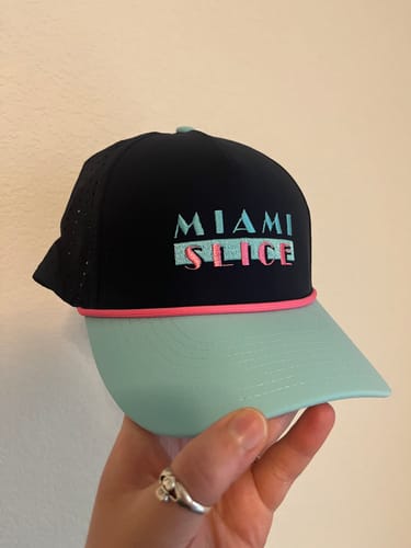 Customer photo review of Miami Slice Hat Blue