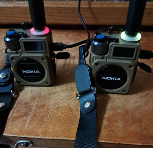Customer photo review of Long Range Global PTT Walkie-Talkies