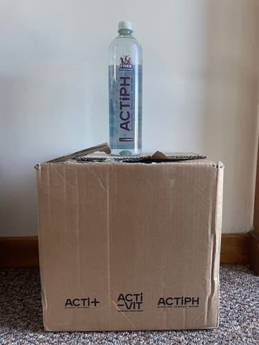 Brian M. review of Actiph Alkaline Ionised Water - 12 x 1L image 1 out of 1