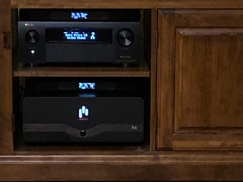 Customer photo review of Energy 3 Channel Home Theater Power Amplifier – E3