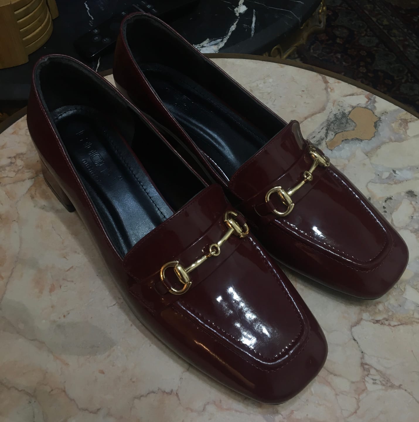 Customer photo review of Perla - Turkish Low Heeled Blunt Toe Women's Shoes - Banded