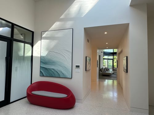 Customer review photo for Plaster Art Texture Painting #SG235