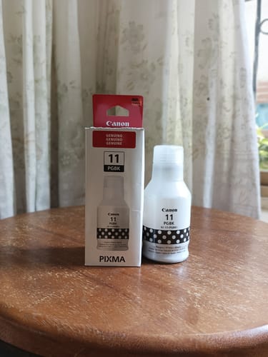 Customer photo review of Tinta Canon GI-11 BK 135ML Negra Original para Impresoras G2160/G3160