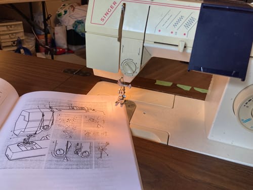 Customer photo review of Singer 5805 Instruction Manual