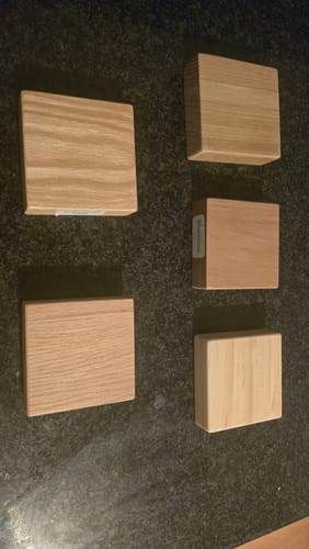 Customer photo review of Tasmanian Oak Sample