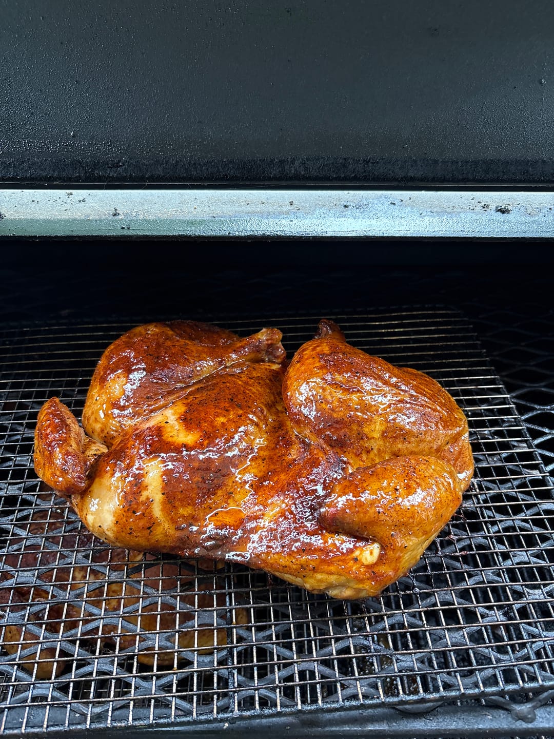 Customer photo review of Hot Honey Peach BBQ Glaze